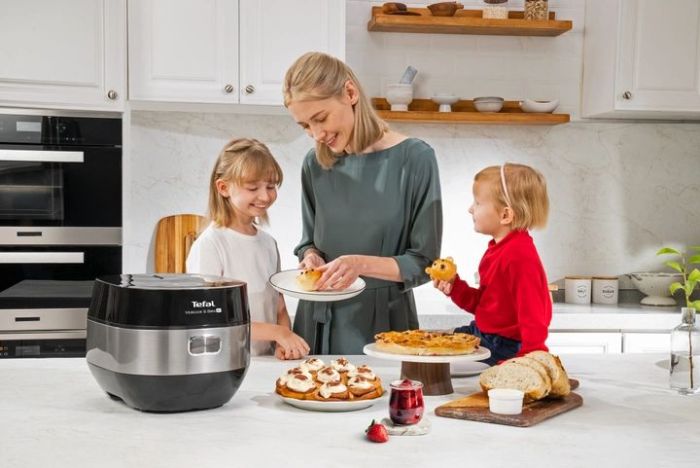 Мультиварка Tefal Multicook&Bake IH, 1500Вт, чаша-5л, электронное управл., металл/пластик, черный