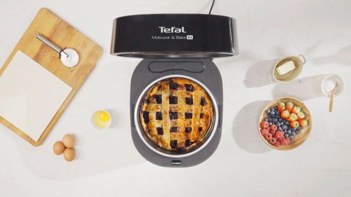 Мультиварка Tefal Multicook&Bake IH, 1500Вт, чаша-5л, электронное управл., металл/пластик, черный