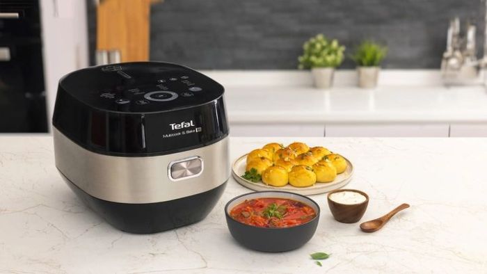 Мультиварка Tefal Multicook&Bake IH, 1500Вт, чаша-5л, электронное управл., металл/пластик, черный