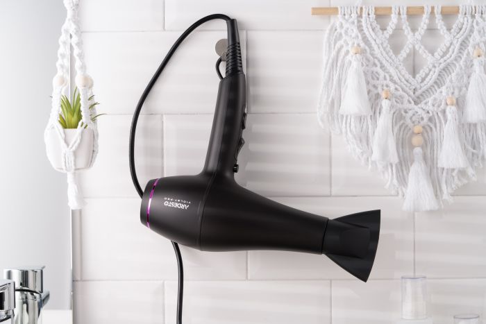 Фен Ardesto Violet PRO , 1850-2200Вт, 2 швидкості, 3темп.режима, дифузор, чорний ARDESTO HD-Y222PRO