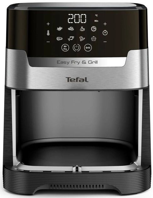 Мультипечь Tefal EasyFry&Grill Precision, 1550Вт, чаша-4.2л, сенсорное, пластик, серый
