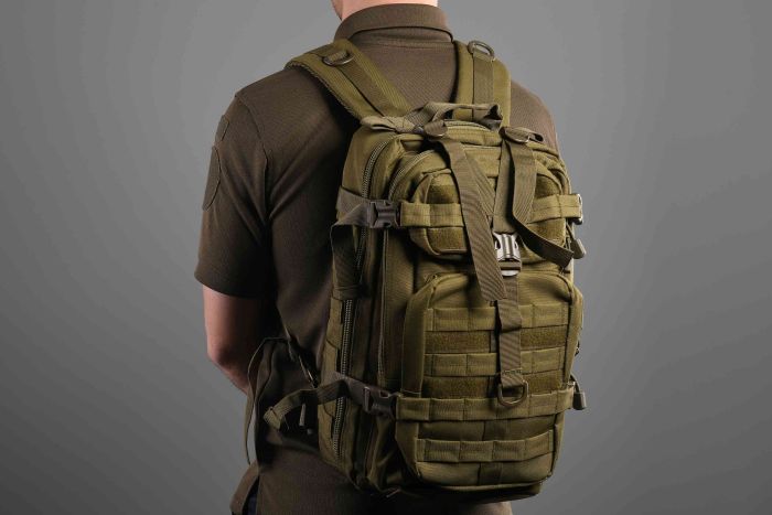 Рюкзак тактический 2Е, 25L, Molle, зелёный