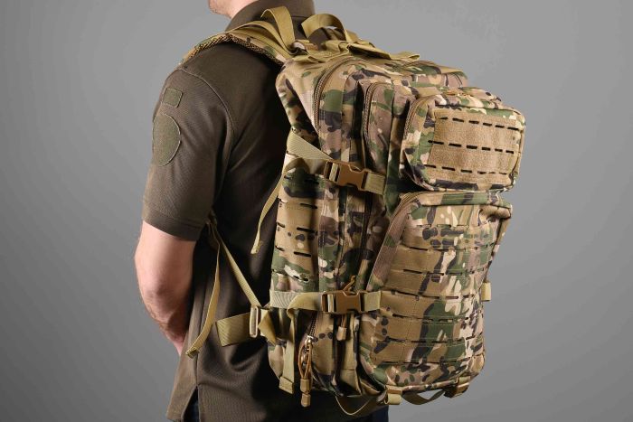 Рюкзак тактический 2Е, 45L, Laser Cut, камуфляж