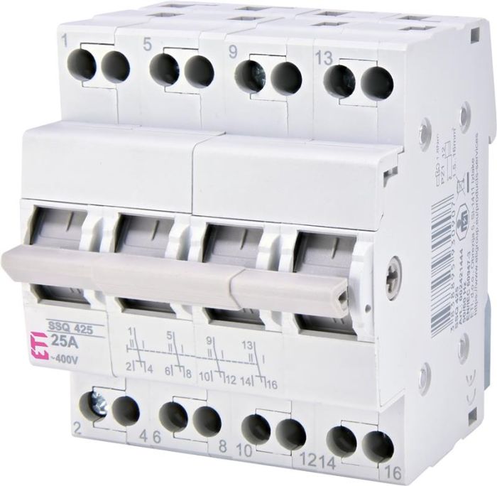 Перемикач навантаження ETI, SSQ 425 "1-0-2", 4p 25A
