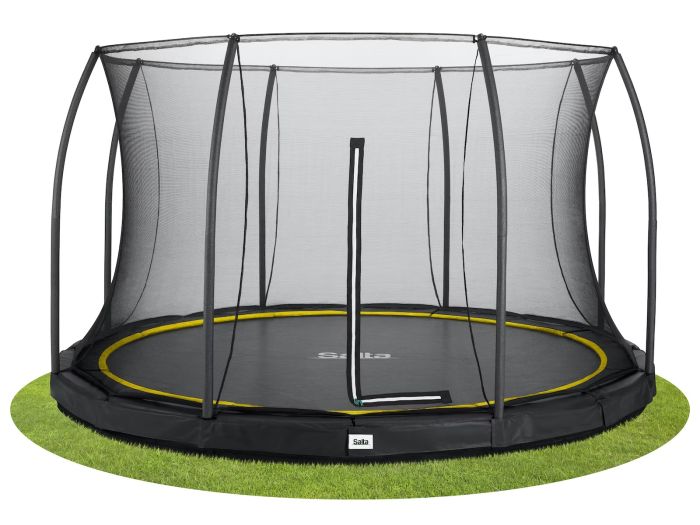 Батут Salta Comfort Edition Ground круглый, 427см, черный