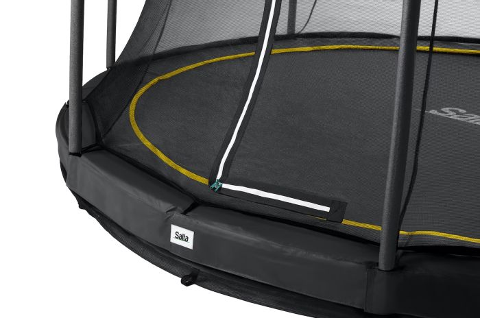 Батут Salta Comfort Edition Ground круглый, 427см, черный