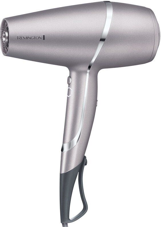 Фен Remington ProLuxe You Adaptive, 2400Вт, режимов-3, дифузор, иониз-я, хол. обдув, турбо режим, серый