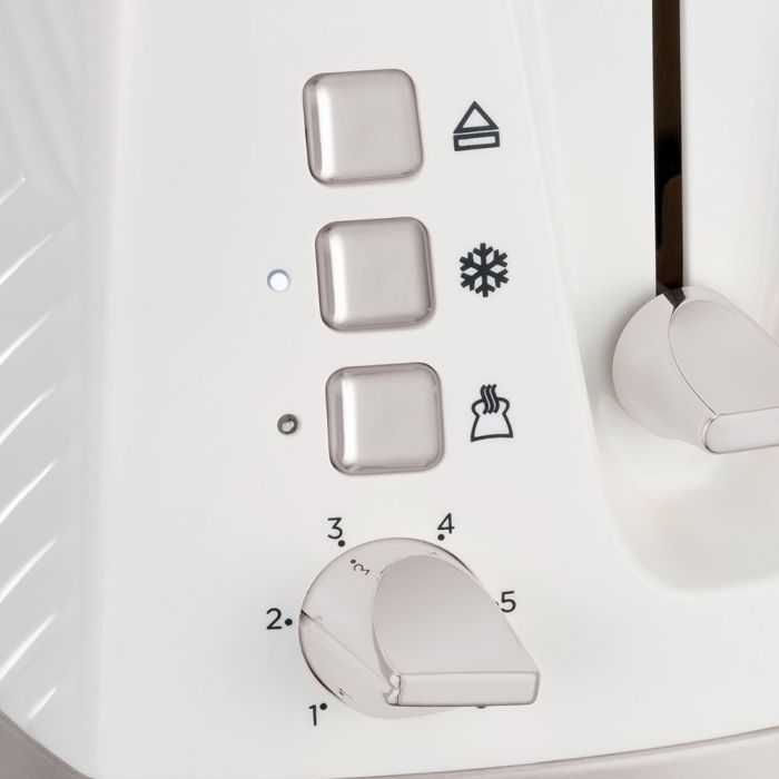 Тостер Russell Hobbs GrooWe 2 Slice 850Вт, підігрів, розморож., пластик, білий