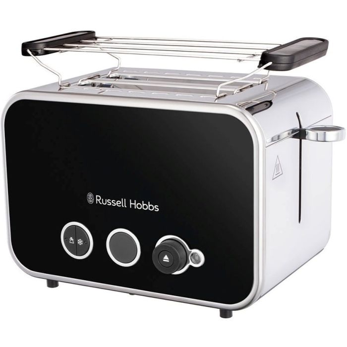 Russell Hobbs toaster Distinctions 2-Slice 1670Вт, подогрев, разморозка, пластик, черный