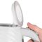 Електрочайник Russell Hobbs Groove White 1.7л, Strix, пластик, білий