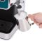 Кофеварка Russell Hobbs рожковая Distinctions Ocean 1.1л, молотый + чалды, сине-серебристый