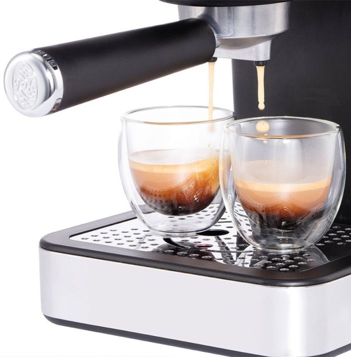 Кавоварка Russell Hobbs ріжкова Distinctions Titanium 1.1л, мелена + чалди, сріблястий