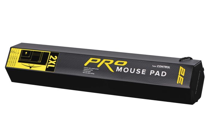 Игровая поверхность 2E GAMING PRO Control, 2XL  (940x450x4мм), чёрный