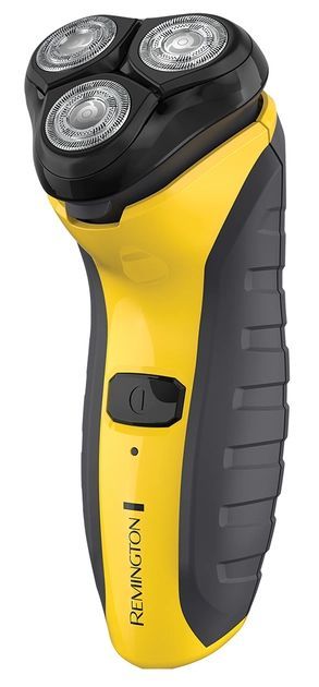 Бритва електр. Remington Virtually Indestructible роторная, 4.8Вт,  бритв.головок-3, Ni-Mh, сух., триммер, черно-желтый