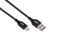 Кабель USB-A > USB-C зарядки/синхронизации 2E, 1м, Type-C, Glow, черный