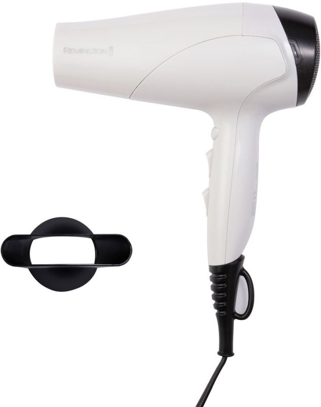 Фен Remington Ionic Dry, 2200Вт, режимов-3,турмалиновая иониз-я, хол. обдув, белый