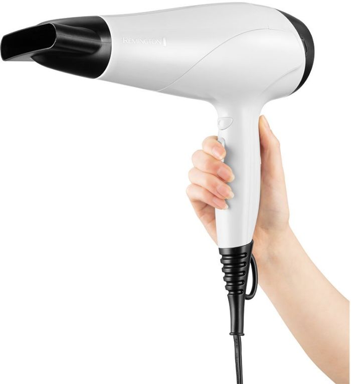 Фен Remington Ionic Dry, 2200Вт, режимов-3,турмалиновая иониз-я, хол. обдув, белый