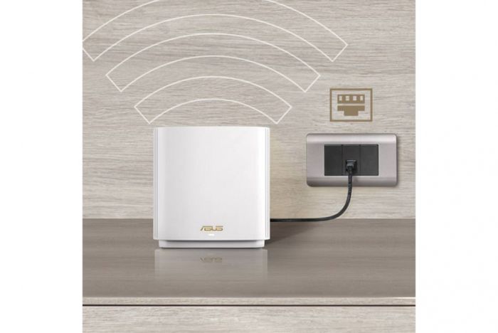 Система WiFi-Mesh ASUS ZenWiFi XT9 AX7800, 3xGE LAN, 1x2.5GE WAN, 1xUSB 3.2, 2 мод, чорний