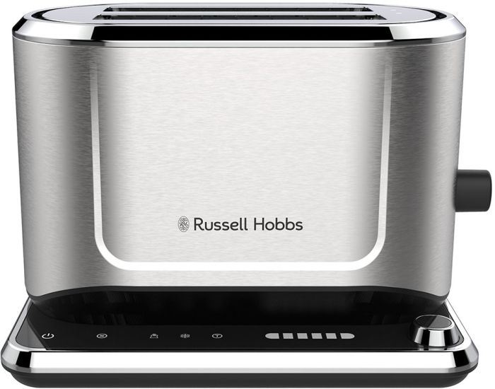 Тостер Russell Hobbs Attentiv 2 Slice 1500Вт, підігрів, розморожування, метал