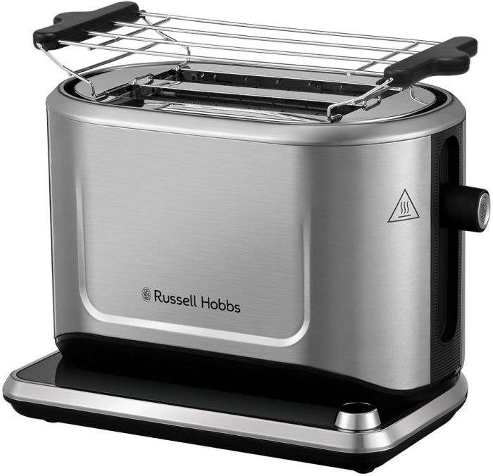 Тостер Russell Hobbs Attentiv 2 Slice 1500Вт, підігрів, розморожування, метал