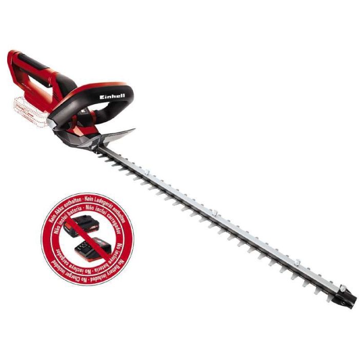 Кусторез аккумуляторный Einhell GE-CH 1855/1 Li-Solo, 18В PXC, 55см, шаг 18мм, 2.44кг (без АКБ и ЗП)