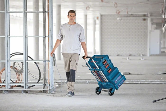 Візок вантажний Bosch Professional універсальний, складний, алюмінієвий, платформа 523х508мм, до 125кг