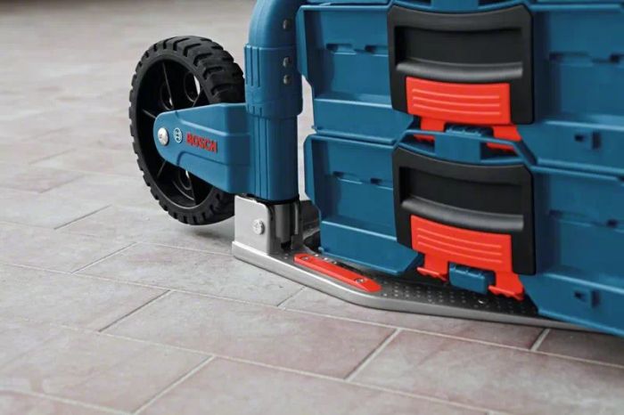 Візок вантажний Bosch Professional універсальний, складний, алюмінієвий, платформа 523х508мм, до 125кг