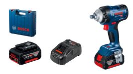 Гайковерт ударний Bosch Professional GDS 18V-400 18В 2х5.0А·год 2500об/хв 400Нм кейс 1.87кг