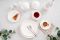 Масленка Ardesto Imola, 15х9см, фарфор, белый