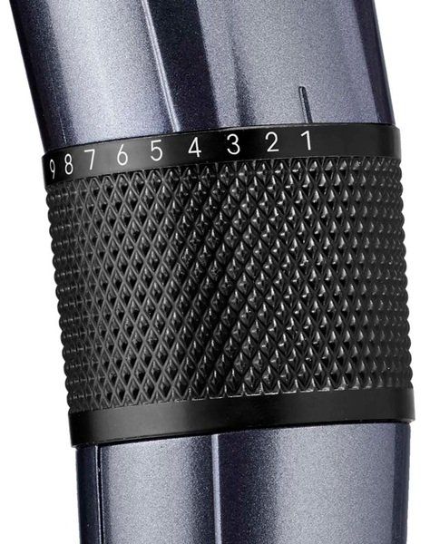 Машинка для стриження  Babyliss, мережа+акум., вібраційний мотор, насадок-1, кейс, титан.напил., сірий