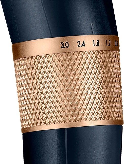 Машинка для стрижки  Babyliss, сеть+акум., вибрационный мотор, насадок-8, кейс, титан.напыл., синий