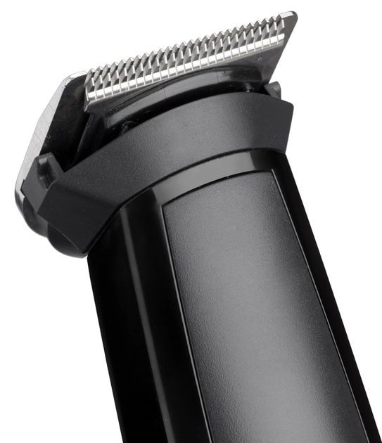 Набор для стрижки  Babyliss для бороды, усов, головы и носа, акум., вибрационный мотор, насадок-6, сталь, черный