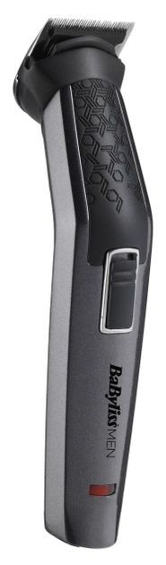 Набір для стрижки Babyliss, для бороди, вусів, голови, носа і тіла, акум., вібраційний мотор, насадок-9, сталь, сірий