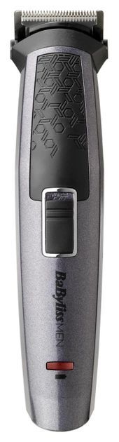 Набір для стрижки Babyliss, для бороди, вусів, голови, носа і тіла, акум., вібраційний мотор, насадок-9, сталь, сірий