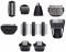 Набор для стрижки  Babyliss для бороды, усов, головы, носа и тела, акум., вибрационный мотор, насадок-10, сталь, черный