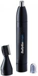 Тример Babyliss, для носа, батарейки АА, в компл., насадок-1, чорний