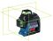 Нівелір лазерний Bosch Professional GLL 3-80 G, до 30м з приймачем 120м, ±0.3мм/м, кейс, 0.82кг