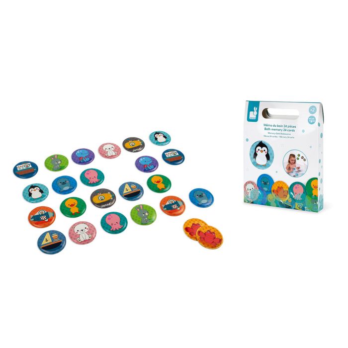 Игра-мемо для купания Janod 24эл