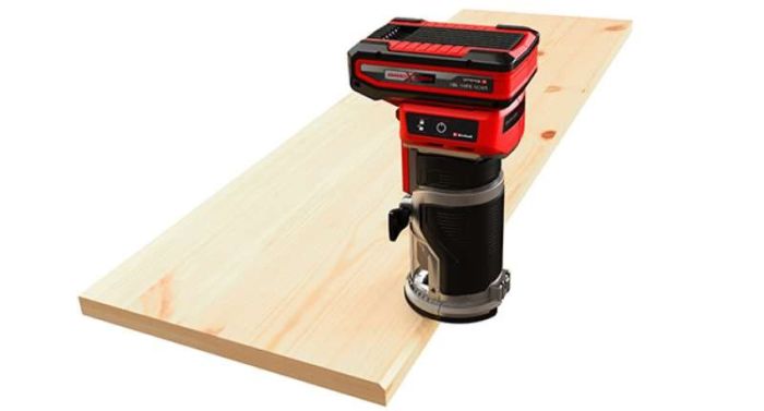 Фрезер акумуляторний Einhell Professional TP-RO 18 SetLI BL - Solo 18В цанга 6 та 8мм 10000-30000об/хв 1.34кг без АКБ та ЗП