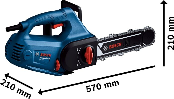 Пила для газобетонних блоків Bosch Professional GAC 250 1200Вт 330мм 3/8" 5000об/хв 4.7кг