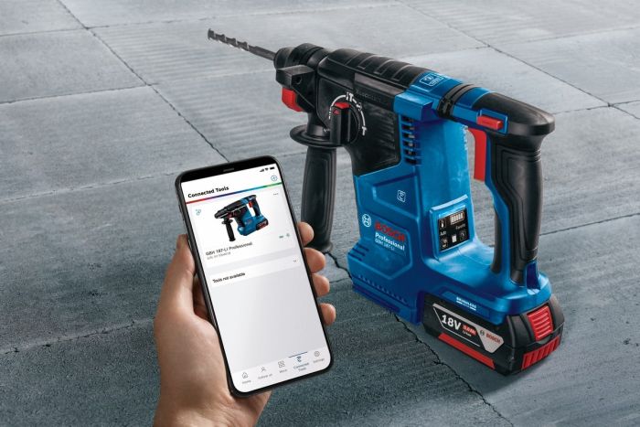 Перфоратор акумуляторний Bosch Professional GBH 187-LI SDS-Plus 18В 2.4Дж 2.9кг без АКБ та ЗП
