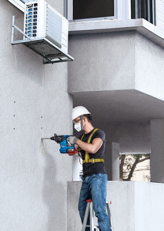 Перфоратор акумуляторний Bosch Professional GBH 187-LI SDS-Plus 18В 2.4Дж 2.9кг без АКБ та ЗП
