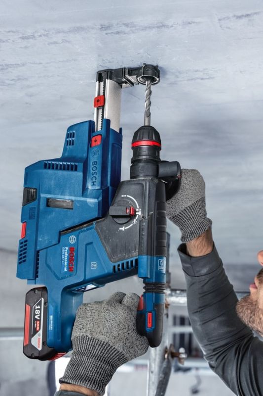 Перфоратор аккумуляторный Bosch GBH 187-LI ONE Chuck, SDS-Plus, 18В, акб 2х5А•ч, 2.4Дж, 2.9кг
