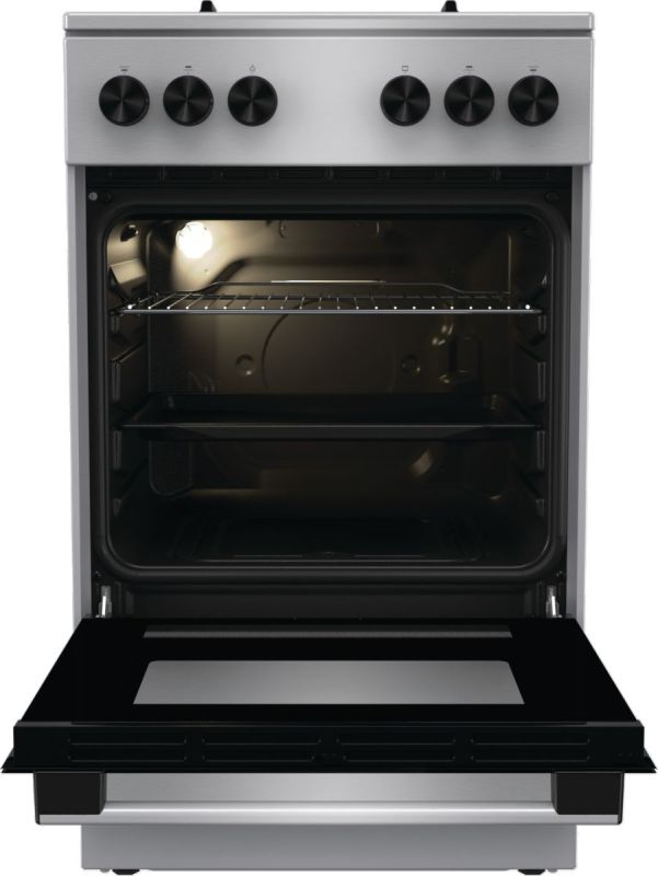 Плита Gorenje газова, 70л, 50x60см, чугун, нерж