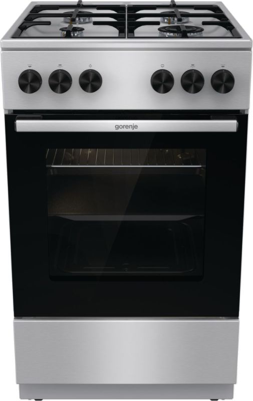 Плита Gorenje газова, 70л, 50x60см, чугун, нерж