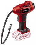 Компресор повітряний ручний Einhell CE-CC 18 Li - Solo, акумуляторний 18В PXC, до 12л/хв, 11бар, 0.76кг без АКБ та ЗП