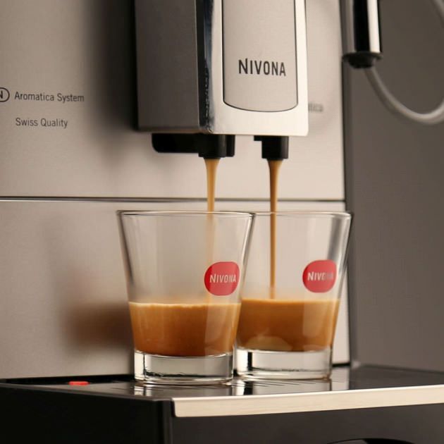 Кавомашина Nivona CafeRomatica 2.2л, зерно + мелена, ручний капучинатор, авторецептів - 5, сіро - чорний