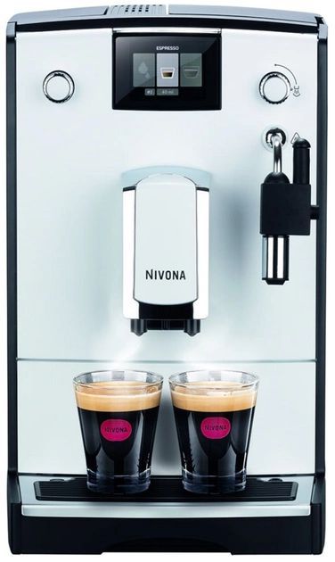 Кавомашина Nivona CafeRomatica 2.2л, зерно + мелена, ручний капучинатор, авторецептів - 5, сіро - чорний