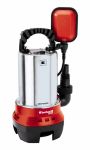 Насос дренажний Einhell GC-DP 6315 N 630Вт, 17000л/год, вис. 8 м, глиб. 5 м, корпус нерж, 5.5 кг