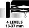 Газонокосилка механическая Einhell GC-HM 400 40см 27л 13-37мм 7.5кг